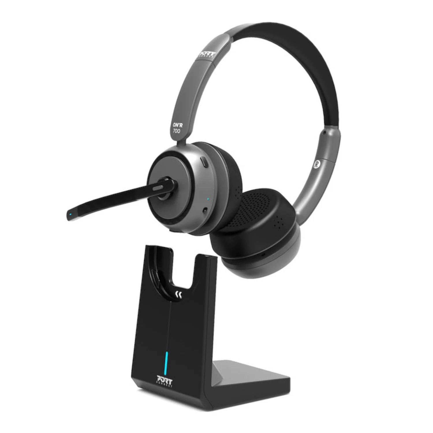 Port Connect ON’R 700 Bluetooth Wireless Headset with Noise Cancellation - Image 2