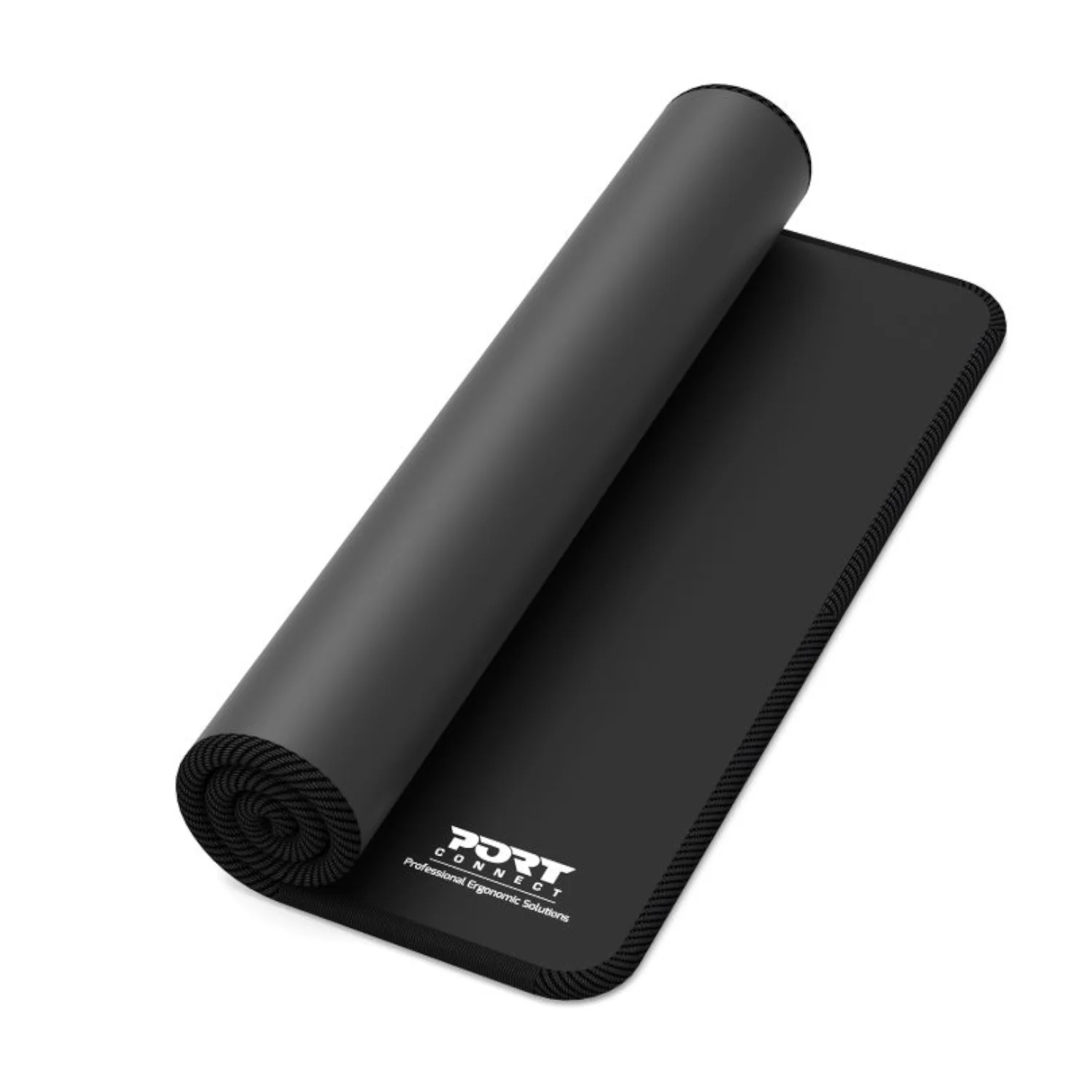Port Connect Professional Desk Pad - Black (300 x 700mm) - Image 2