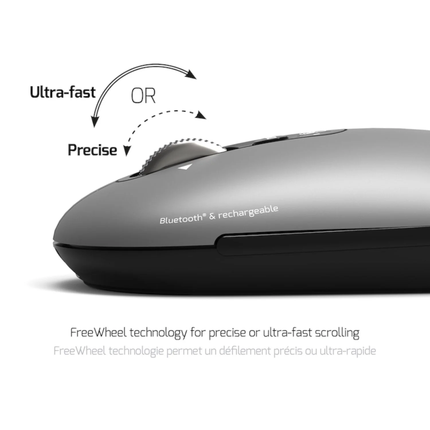 Port Connect PURE Bluetooth Rechargeable Mouse - Image 4