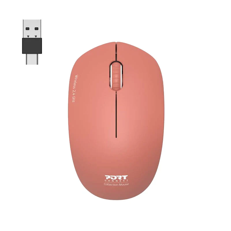 Port Connect MOUSE COLLECTION II WIRELESS Terracota - Image 7