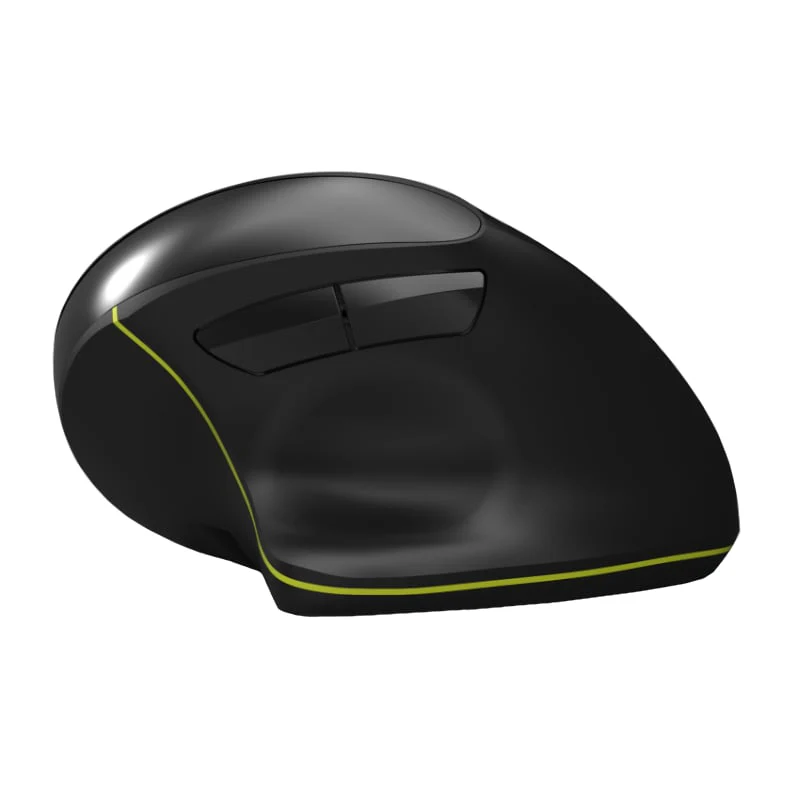 Port Connect Wireless Rechargeable Ergonoc Mouse Bluetooth- Black - Image 4