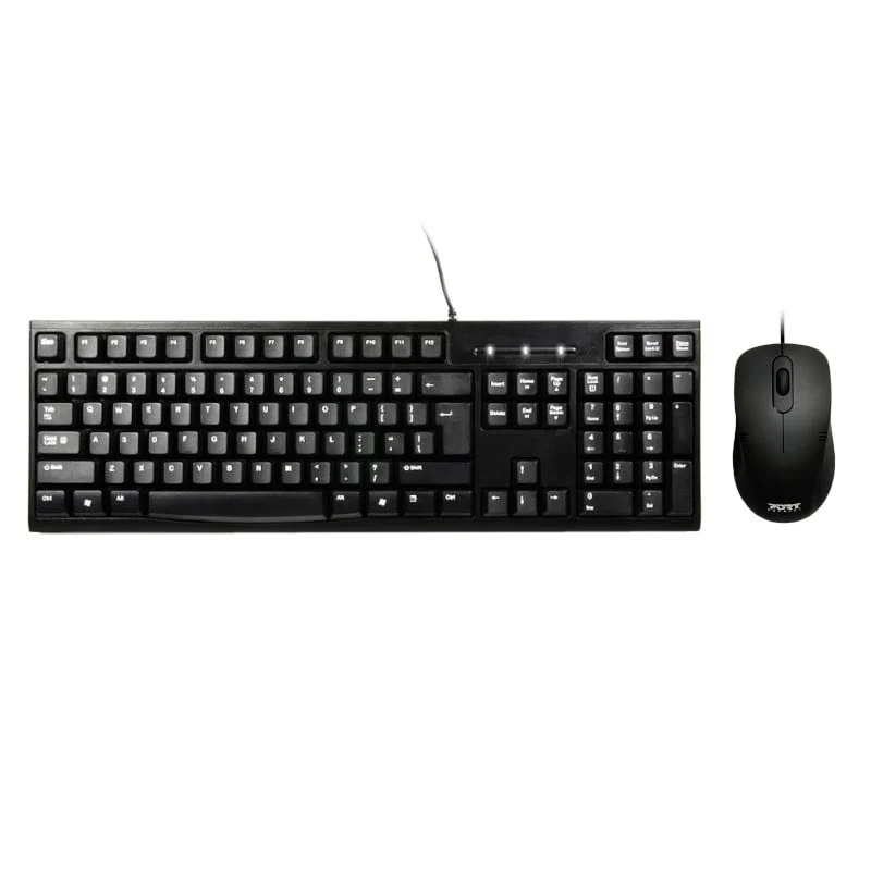 Port Design COMBO Wired Mouse + Keyboard - Black - Image 5