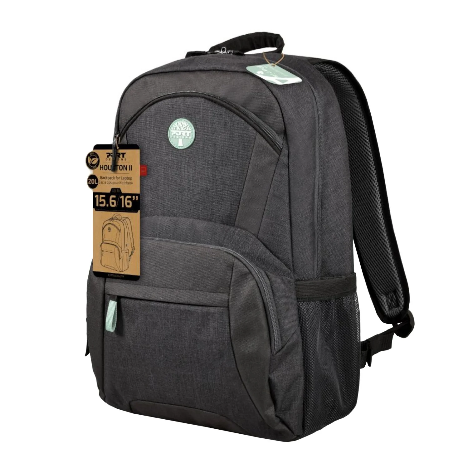 Port Designs Houston II ECO 15.6" Laptop Backpack - Image 5