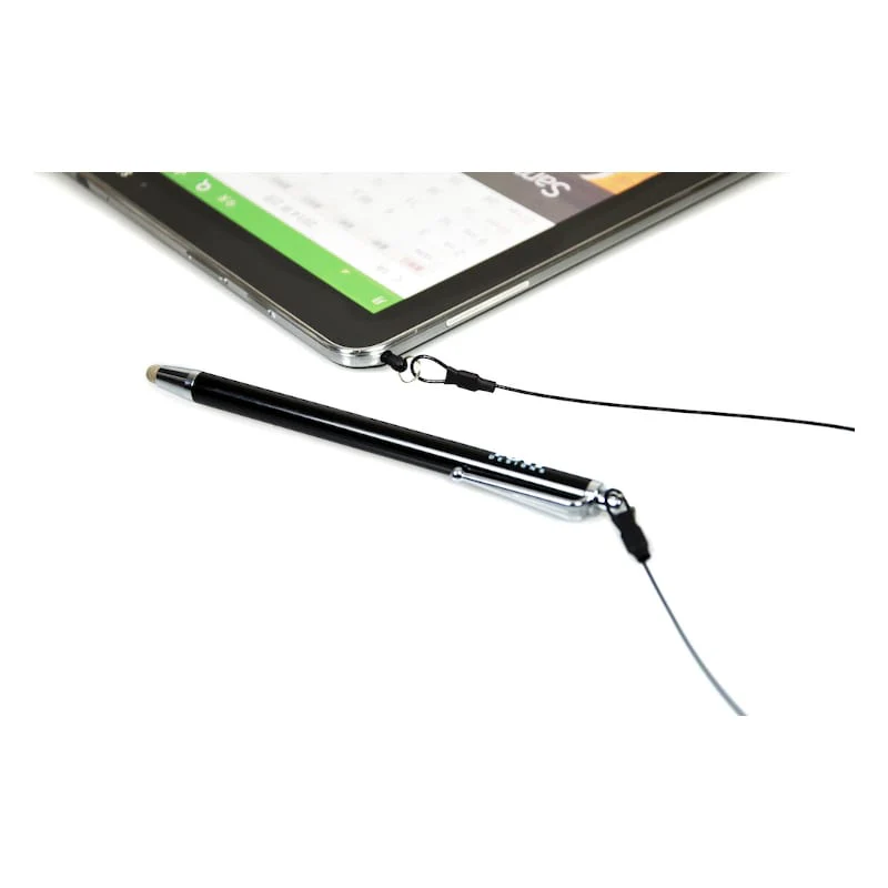 Port Designs Metallic Tip Stylus with 40cm Cable - Black - Image 2