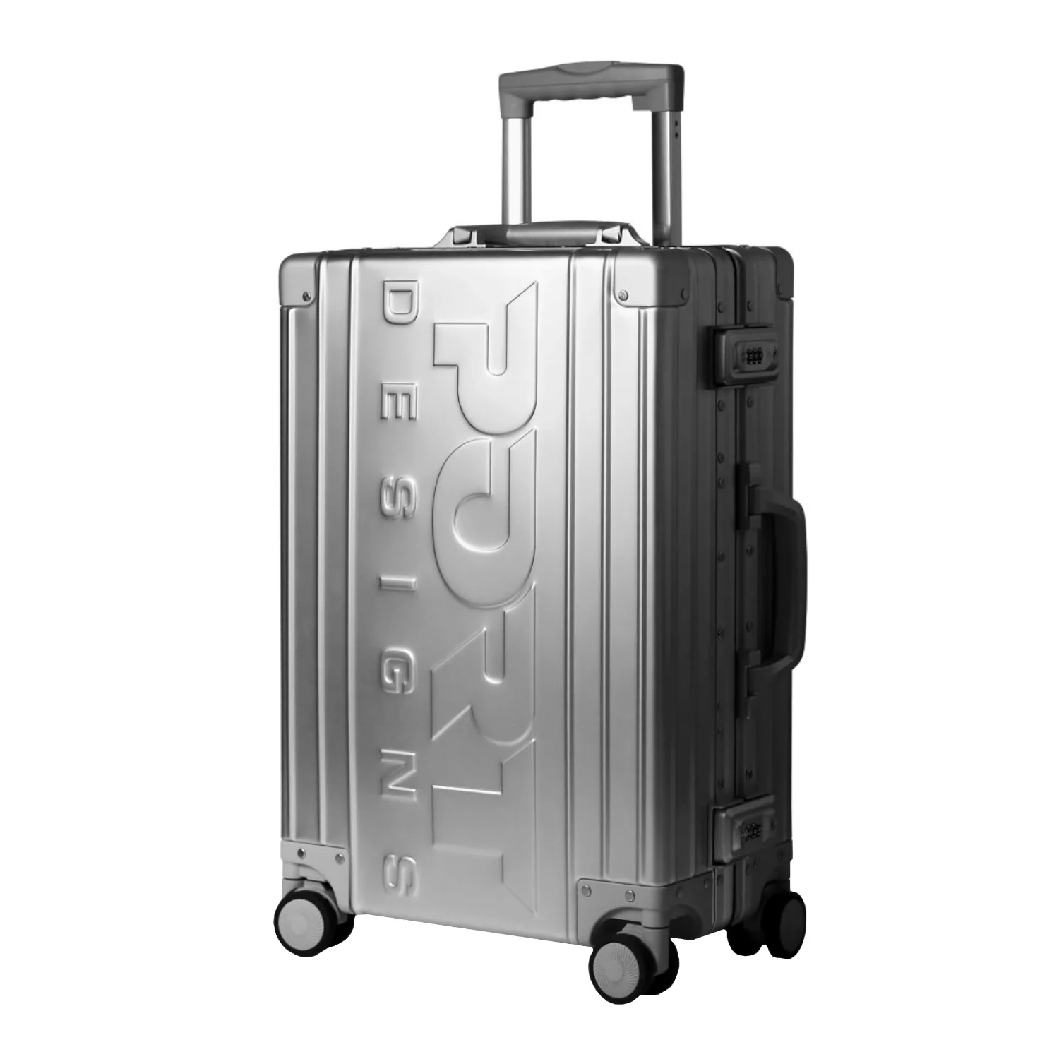 Port Designs VAL D'ISERE 30L Metal Travel Suitcase - Image 4