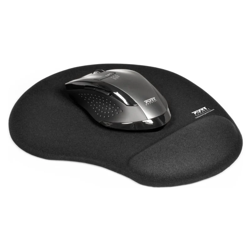 Port Ergonomic Gel Mouse Pad - Black - Image 4