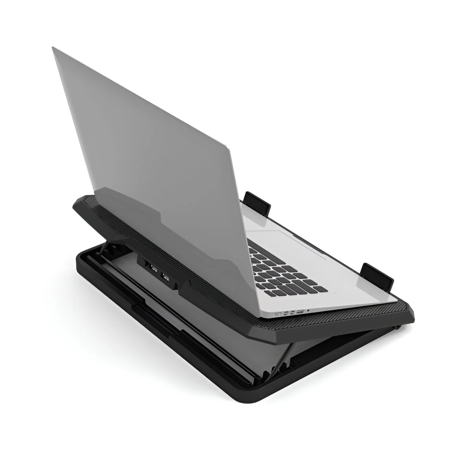 Port Ergonomic Notebook Cooler Pro, with Dual Fans and USB Ports - Image 4