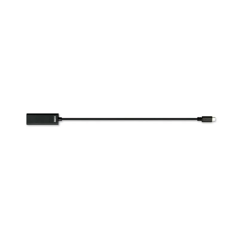 Port USB Type-C to RJ45 5Gbps 30cm Adapter - Black - Image 4