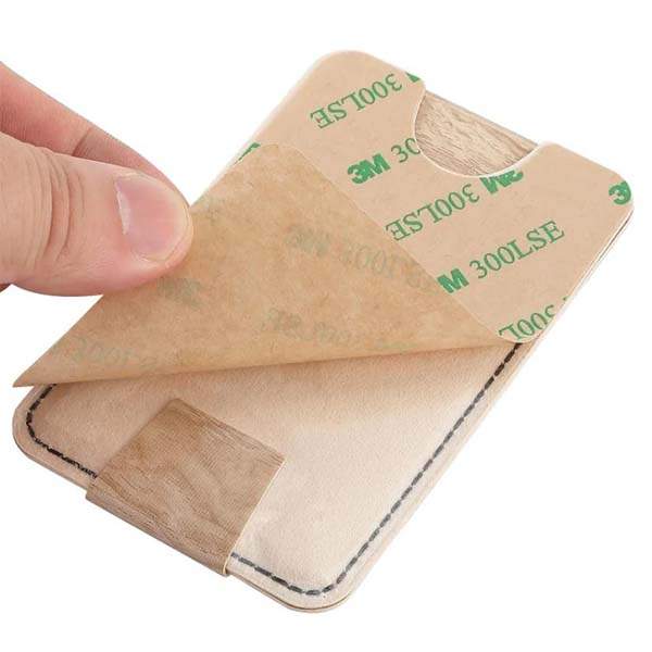 PU Leather Credit Card Phone Holder - Image 4