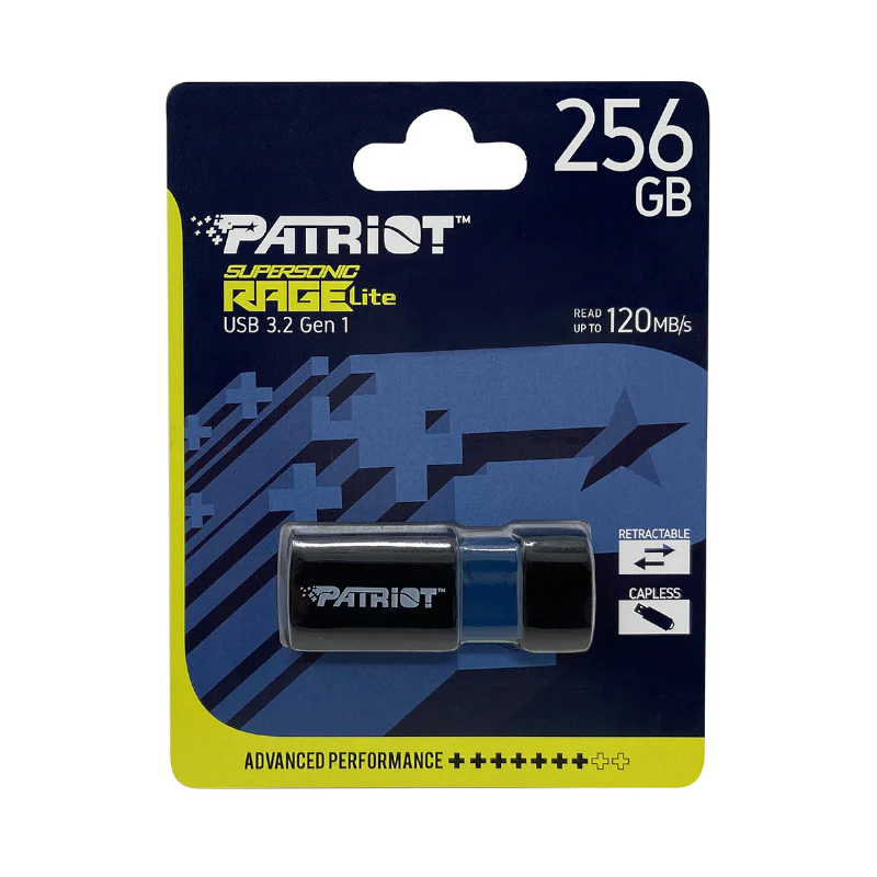 Patriot Rage Lite 256GB USB3.2 Flash Drive - Black - Image 6