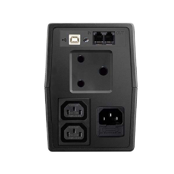 RCT 650VA LINE-INTERACTIVE UPS 360W with SA WALL SOCKET - 1 X TYPE M 2 X TYPE N. - BATTERY 6 MONTH WARRANTY ONLY! - Image 2