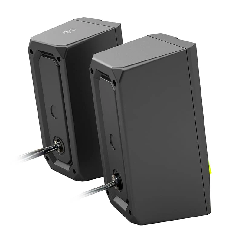REDRAGON 2.0 Satellite Speaker ANVIL 2 x 3W RGB USB|Aux Gaming Speaker - Black - Image 3