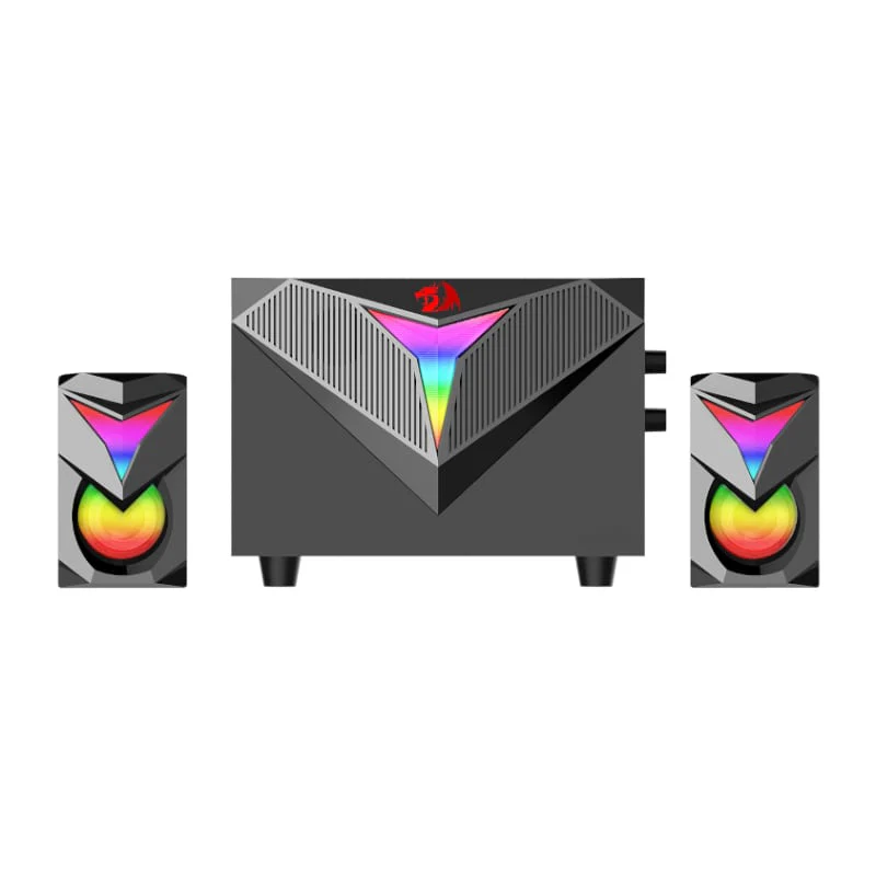 REDRAGON 2.1 Satellite Speaker TOCCATA RGB 11W Gaming Speaker - Black - Image 7
