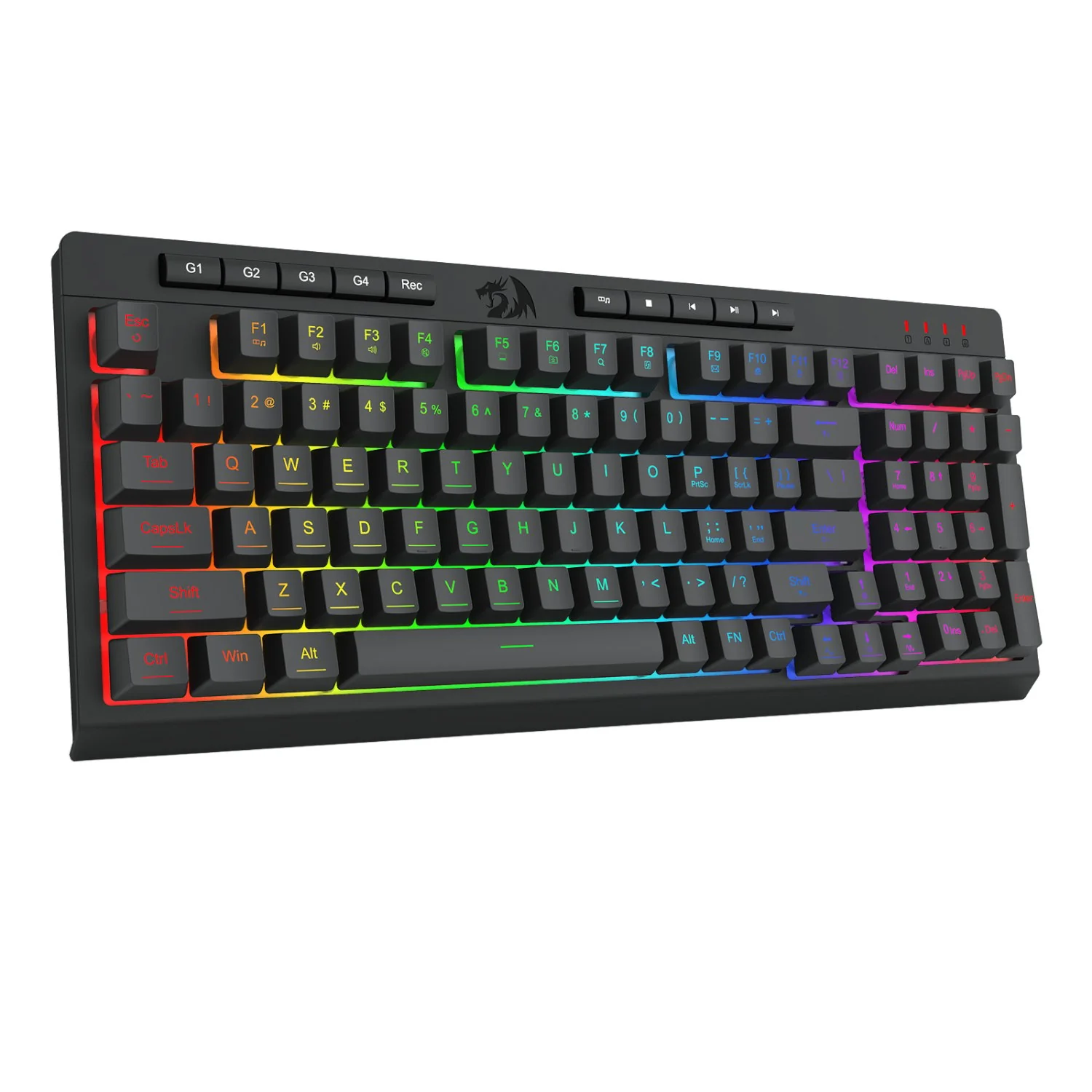 Redragon 4-in-1 Keyboard | Mouse | Mousepad | RGB Headset Gaming Combo - Image 3