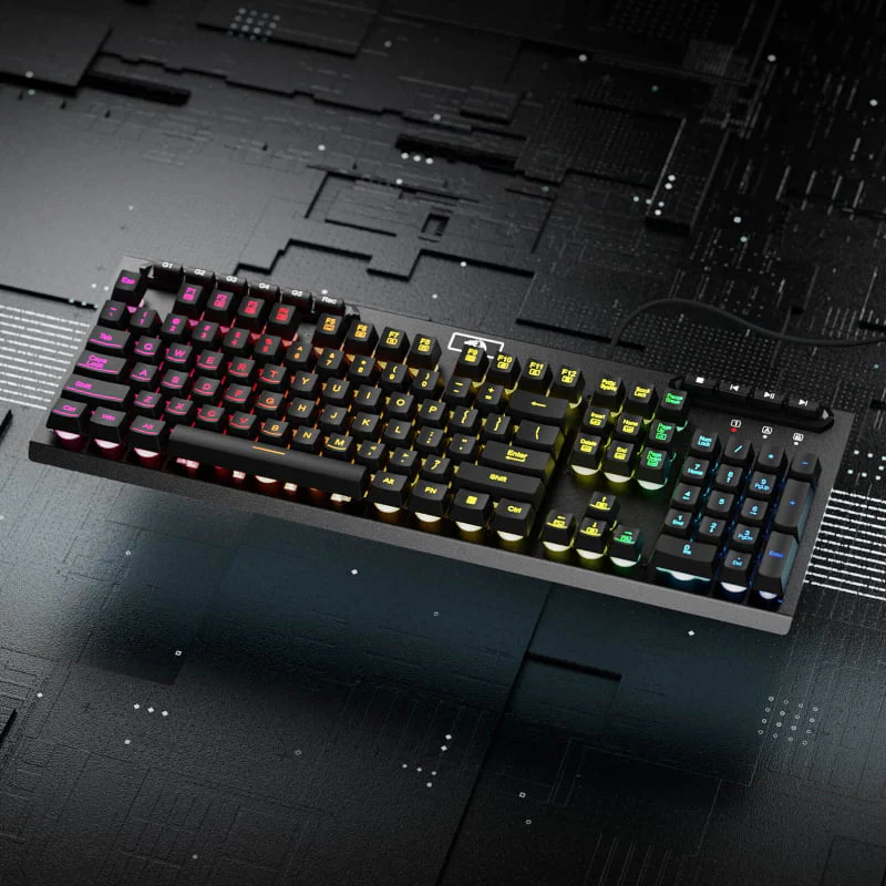 REDRAGON ADITYA Membrane Keyboard - Black - Image 3