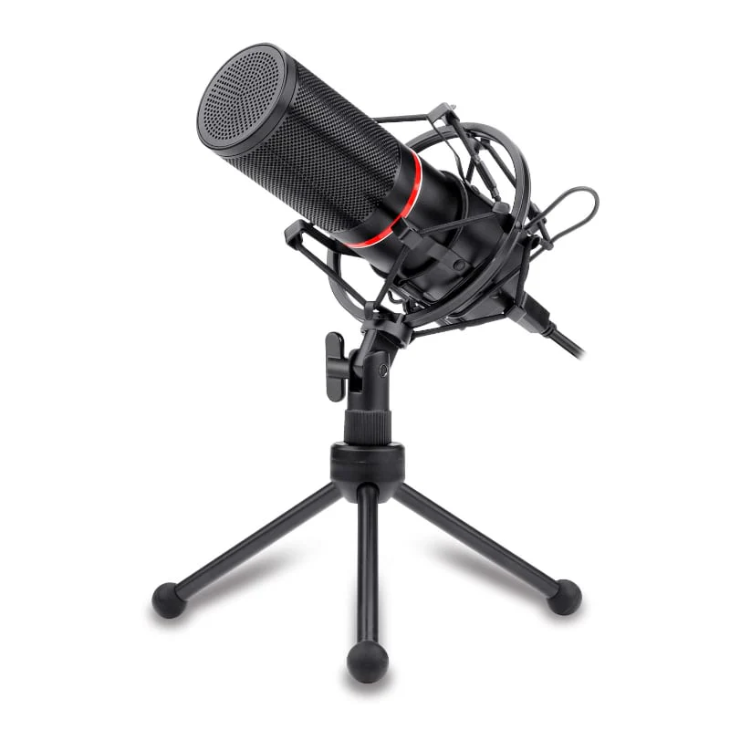 REDRAGON BLAZAR Cardioid USB Gaming Mic and Tripod - Black - Image 5