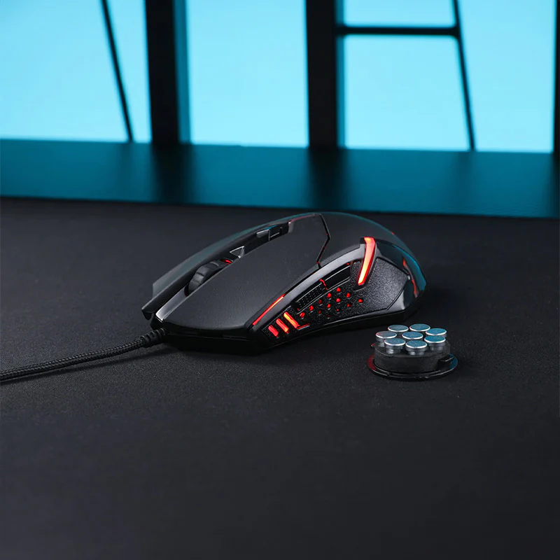 REDRAGON CENTROPHORUS 7200DPI RGB Gaming Mouse - Black - Image 2