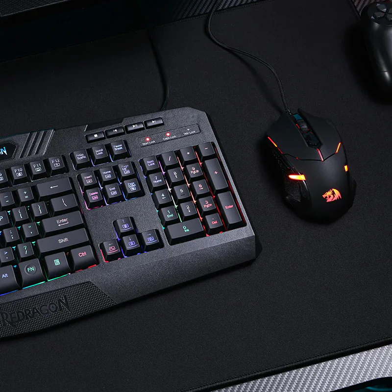 REDRAGON CENTROPHORUS 7200DPI RGB Gaming Mouse - Black - Image 3