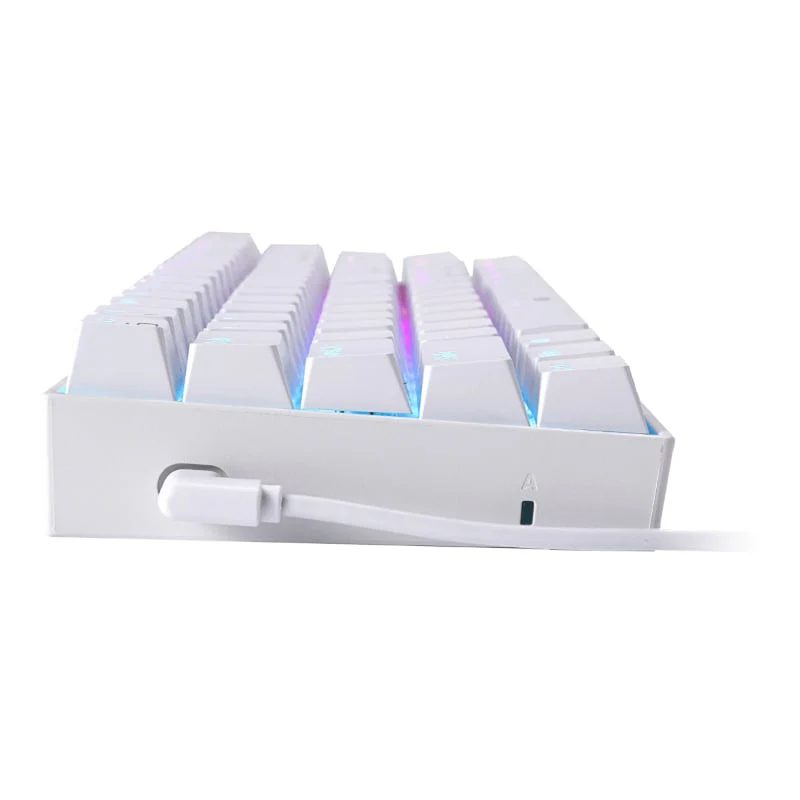 REDRAGON DRAGONBORN Wired Mechanical Keyboard RGB67Key Design - White - Image 4