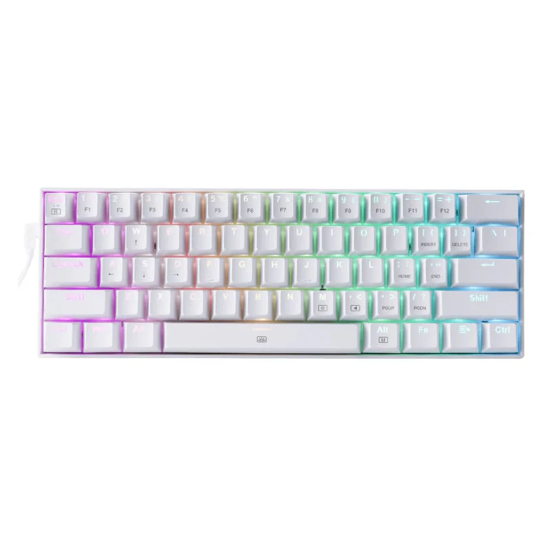 REDRAGON DRAGONBORN Wired Mechanical Keyboard RGB67Key Design - White - Image 7