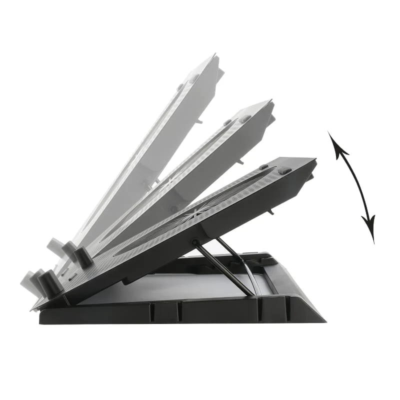 REDRAGON Dual USB 5 Fan RGB Gaming Notebook Stand - Image 2