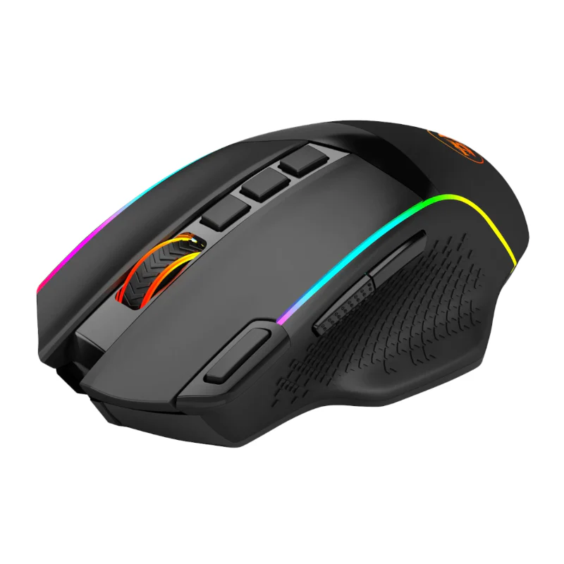 REDRAGON Enlightment 19000DPI RGB Wireless Gaming Mouse - Black - Image 2