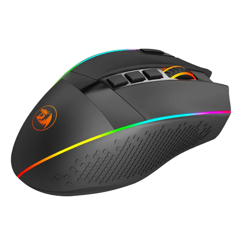REDRAGON Enlightment 19000DPI RGB Wireless Gaming Mouse - Black - Image 3