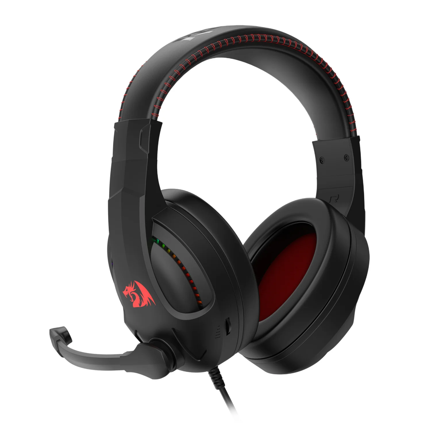 Redragon H211 CRONUS Surround Sound RGB Wired Gaming Headset - Black - Image 3
