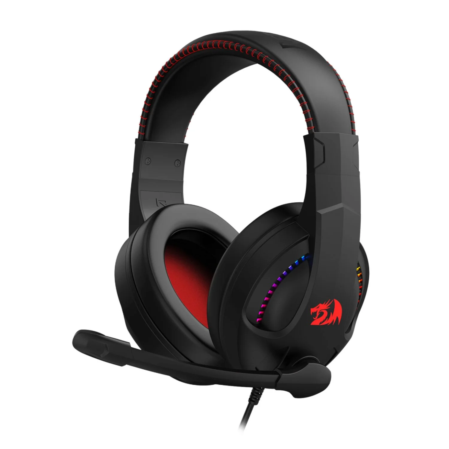 Redragon H211 CRONUS Surround Sound RGB Wired Gaming Headset - Black - Image 5