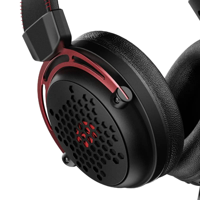 REDRAGON Over-Ear DIOMEDES Honeycomb 3.5mm AUX Gaming Headset - Black - Image 2