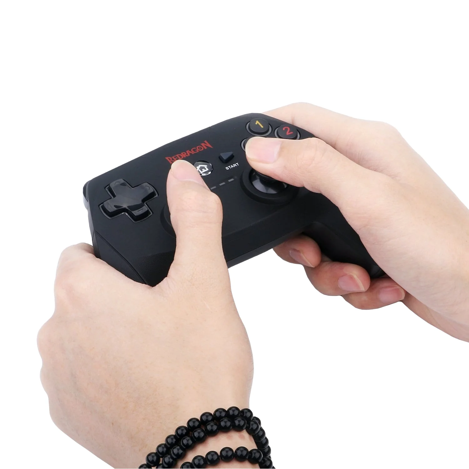 Redragon HARROW Wireless X/D-input(Digital/Analog) PC Controller - Black - Image 3