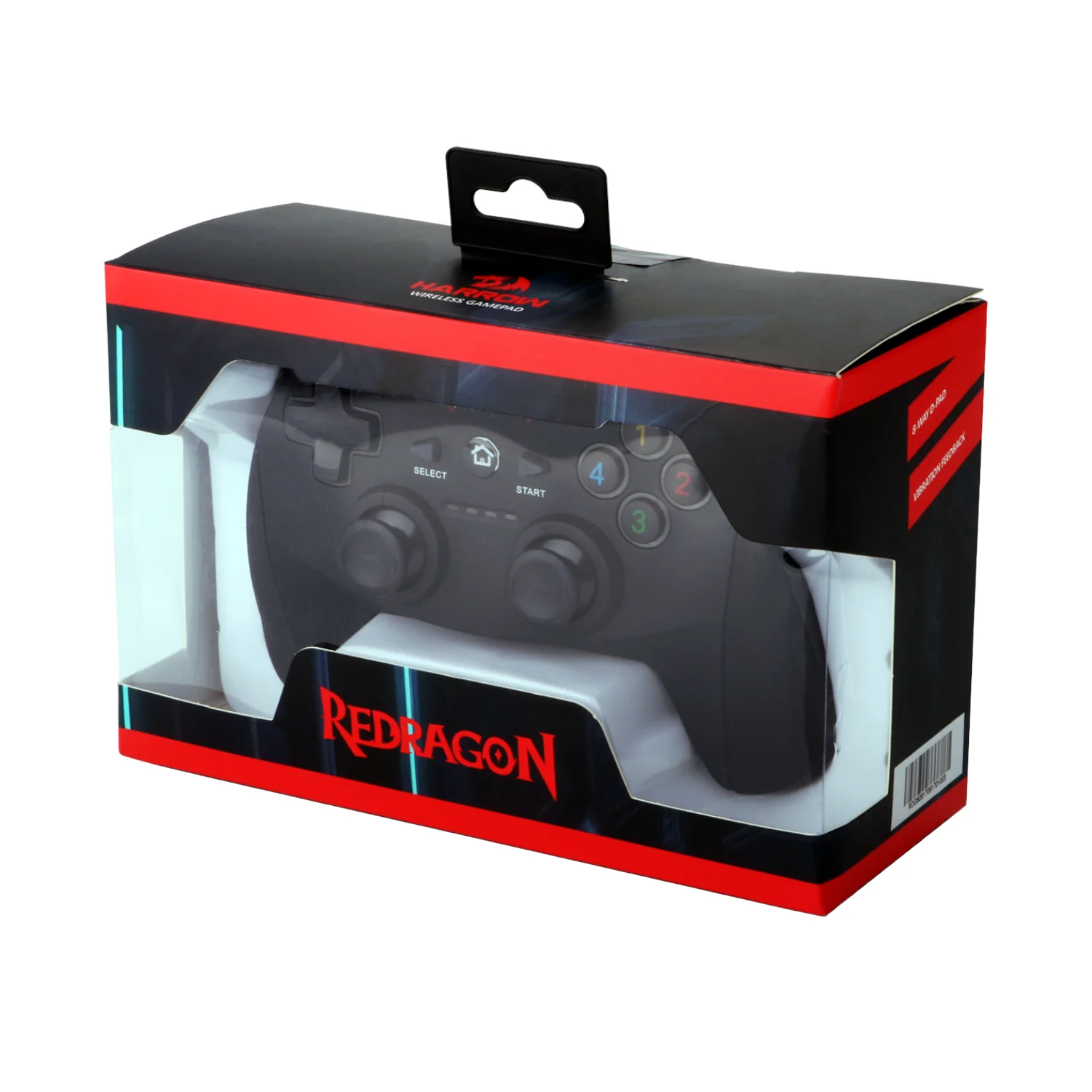 Redragon HARROW Wireless X/D-input(Digital/Analog) PC Controller - Black - Image 4
