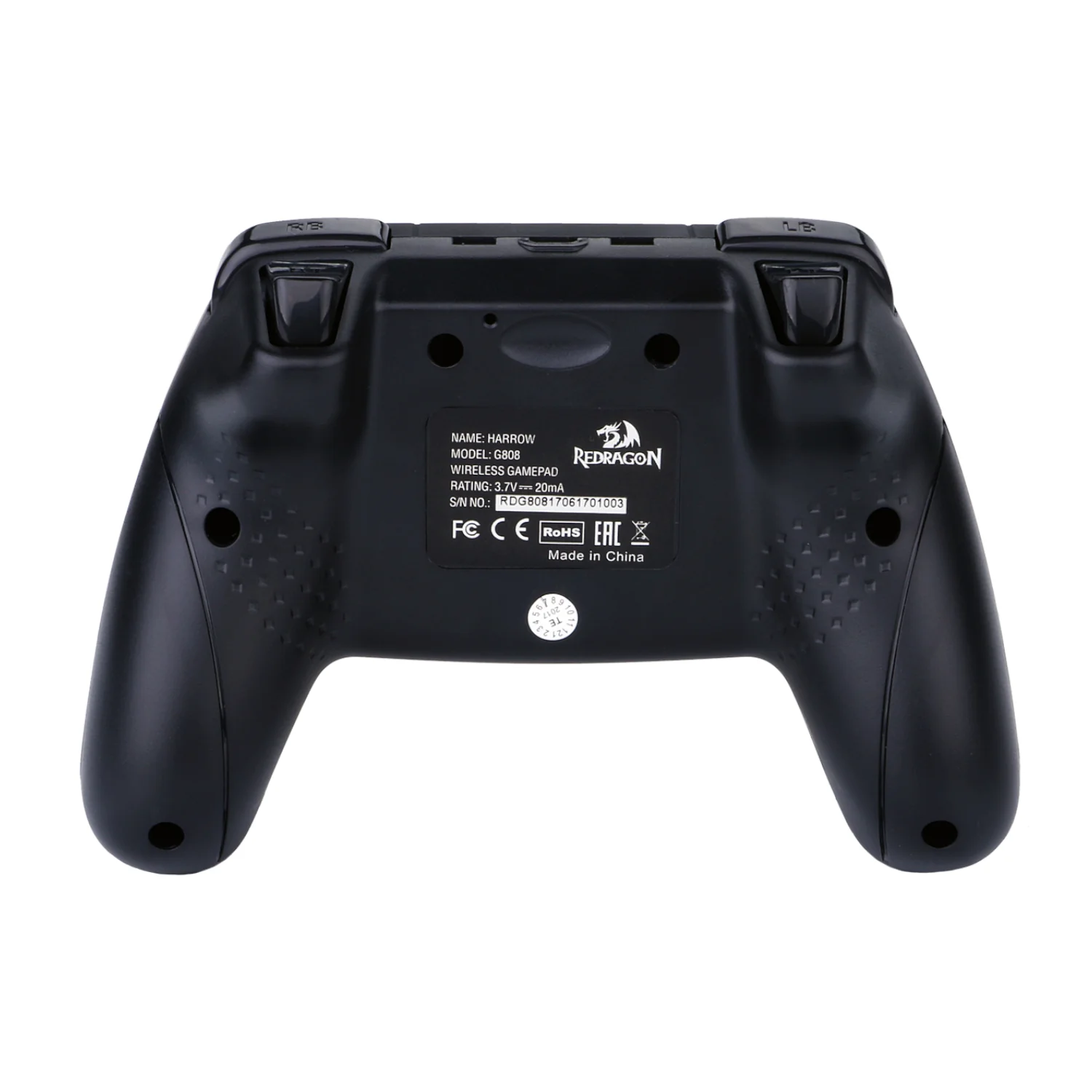 Redragon HARROW Wireless X/D-input(Digital/Analog) PC Controller - Black - Image 5