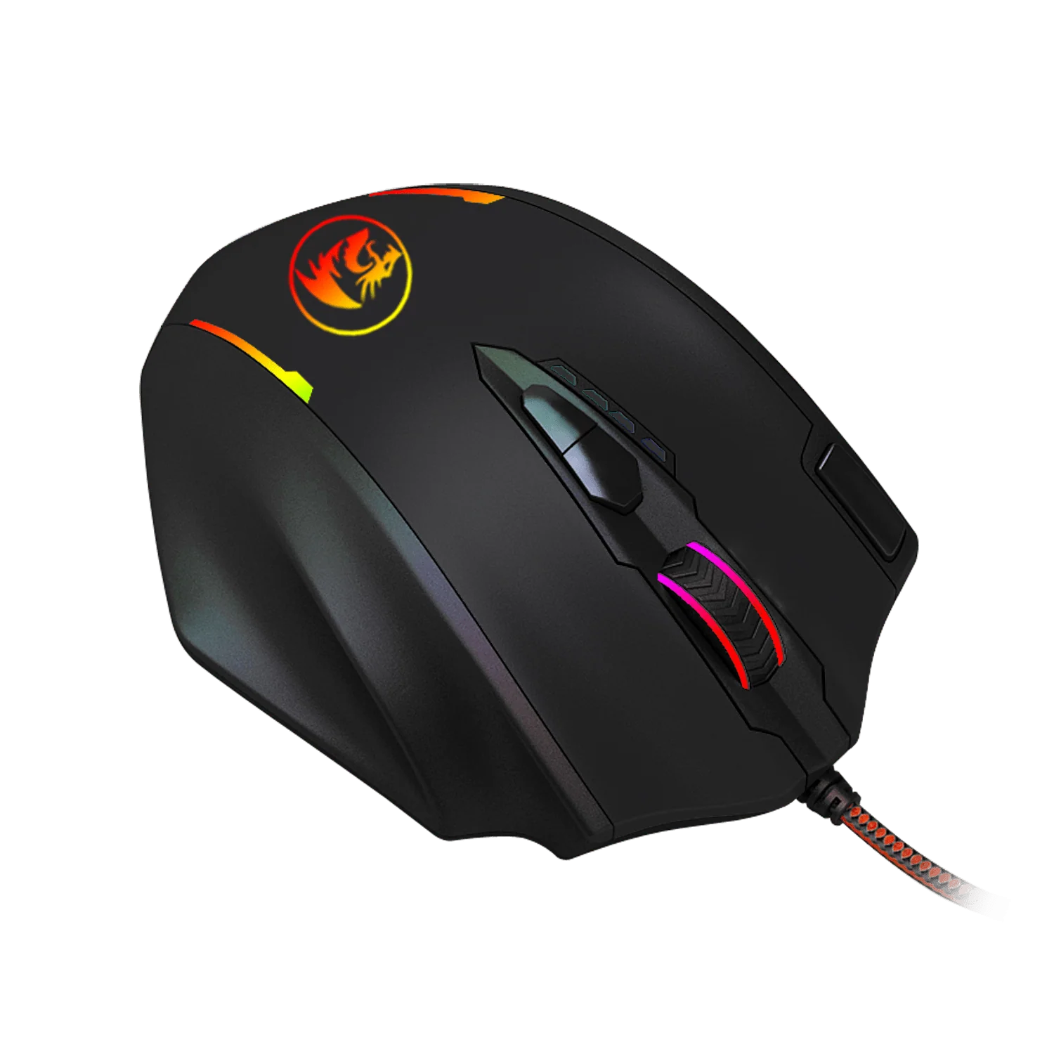 REDRAGON IMPACT 12400DPI MMO Gaming Mouse - Black - Image 3