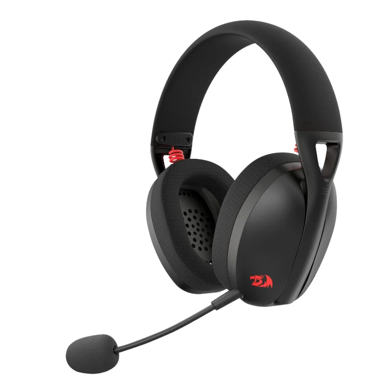 REDRAGON Over-Ear IRE BT5.2 Wireless Gaming Headset - Black - Image 6