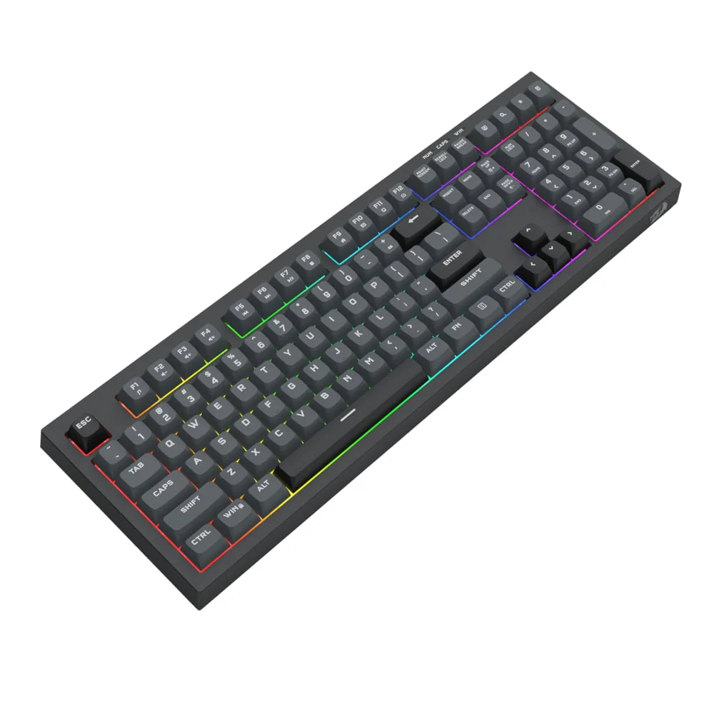 REDRAGON CRUX Membrane Gaming Keyboard - Black - Image 2