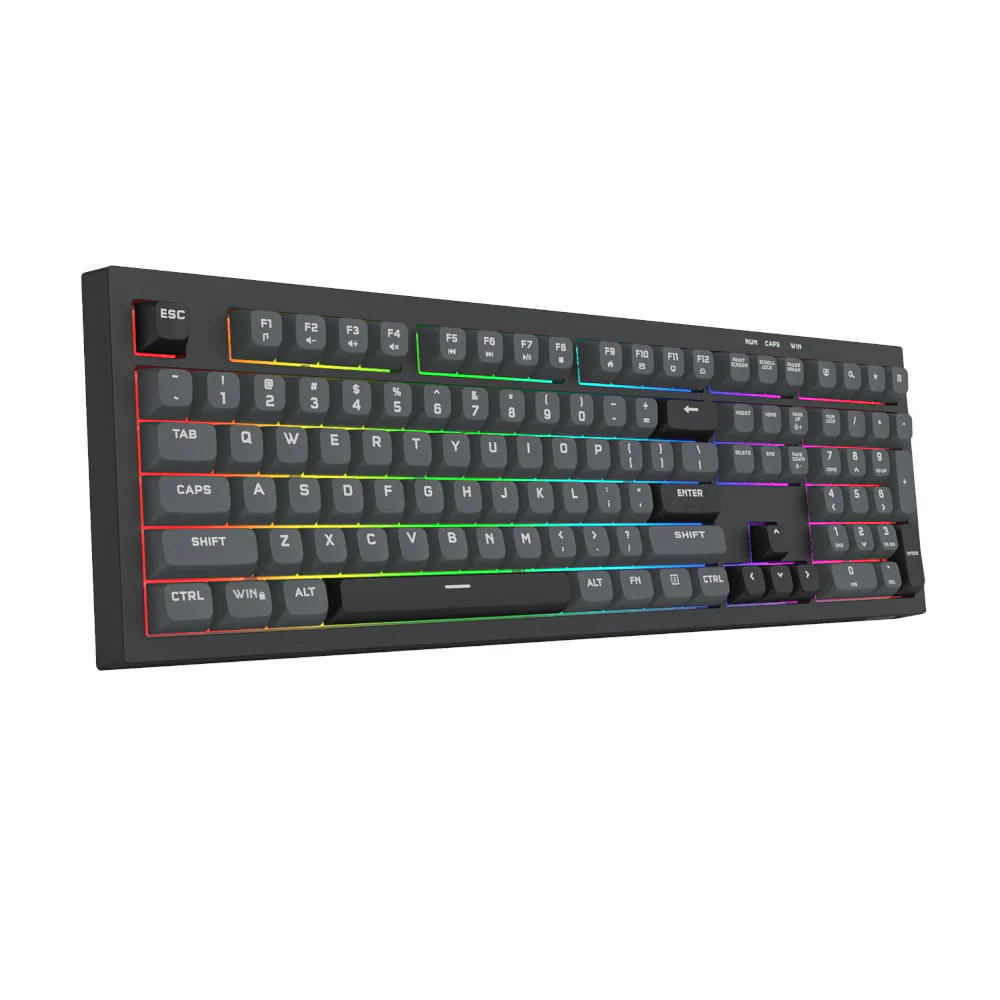 REDRAGON CRUX Membrane Gaming Keyboard - Black - Image 4