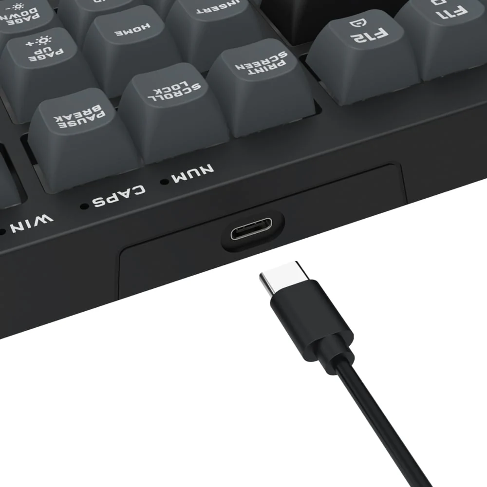 REDRAGON CRUX Membrane Gaming Keyboard - Black - Image 5