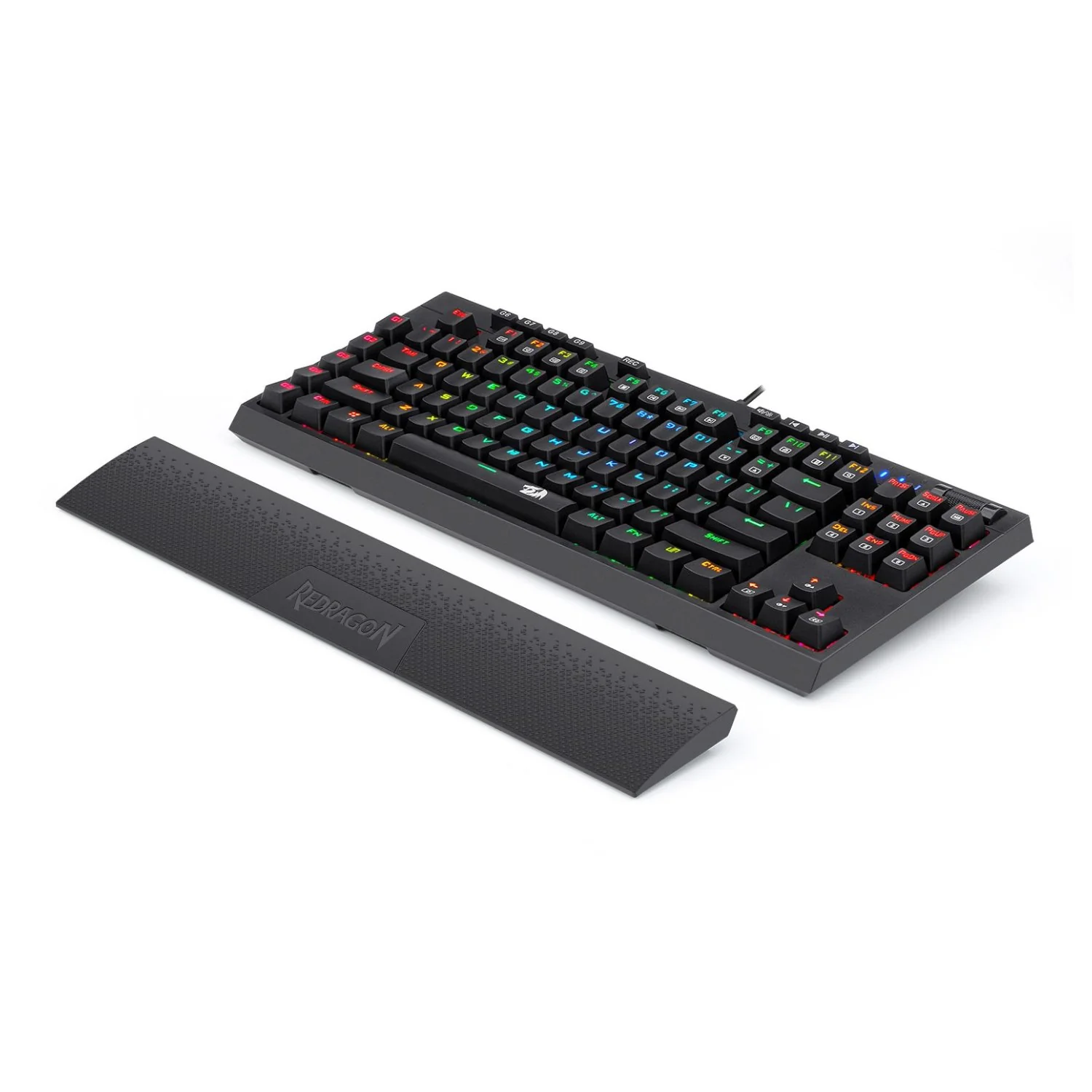 Redragon K588 RGB Pro BROADSWORD TKL Mechanical Wired Gaming Keyboard - Black - Image 4