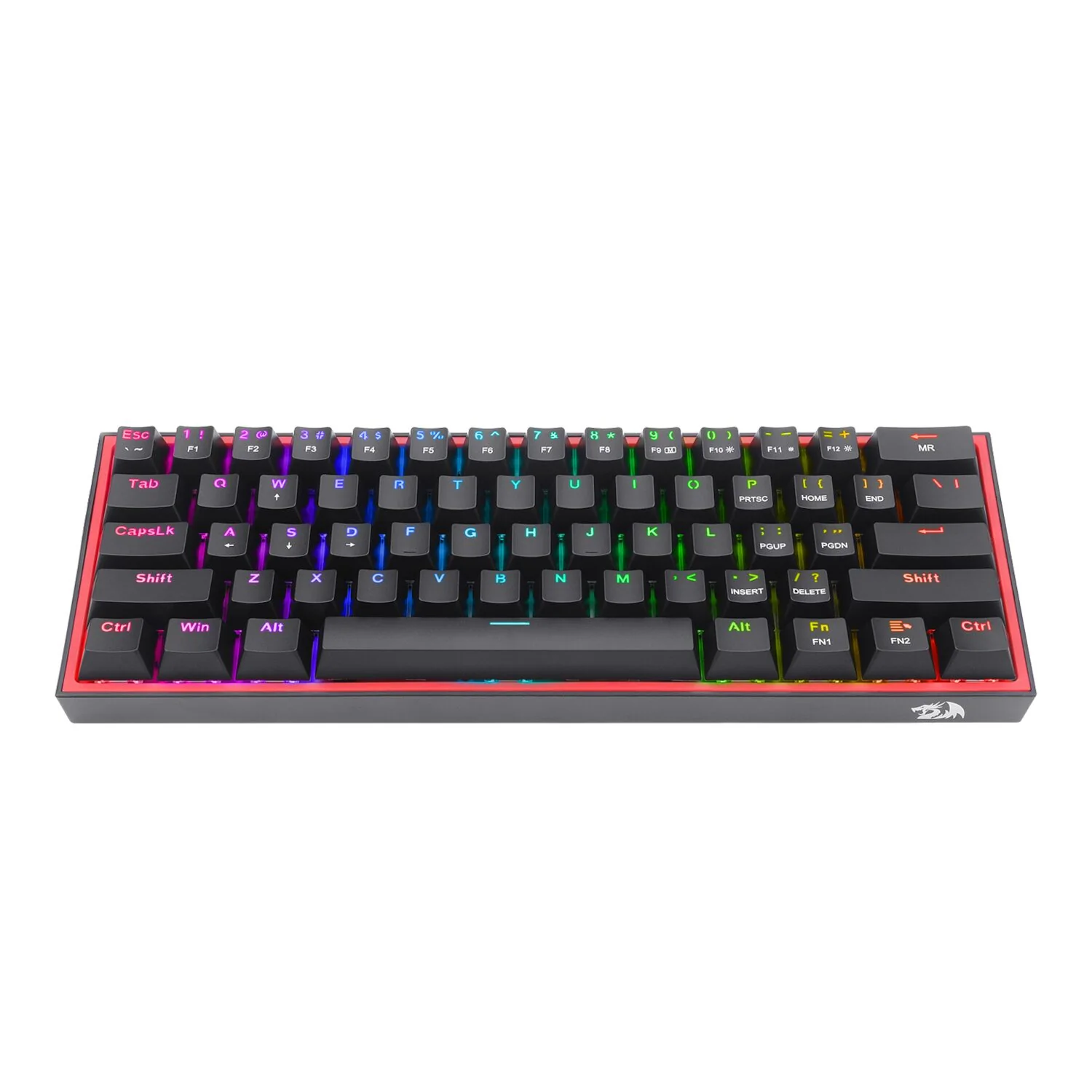 Redragon K617 FIZZ 60% Wired RGB Gaming Keyboard - Black - Image 7