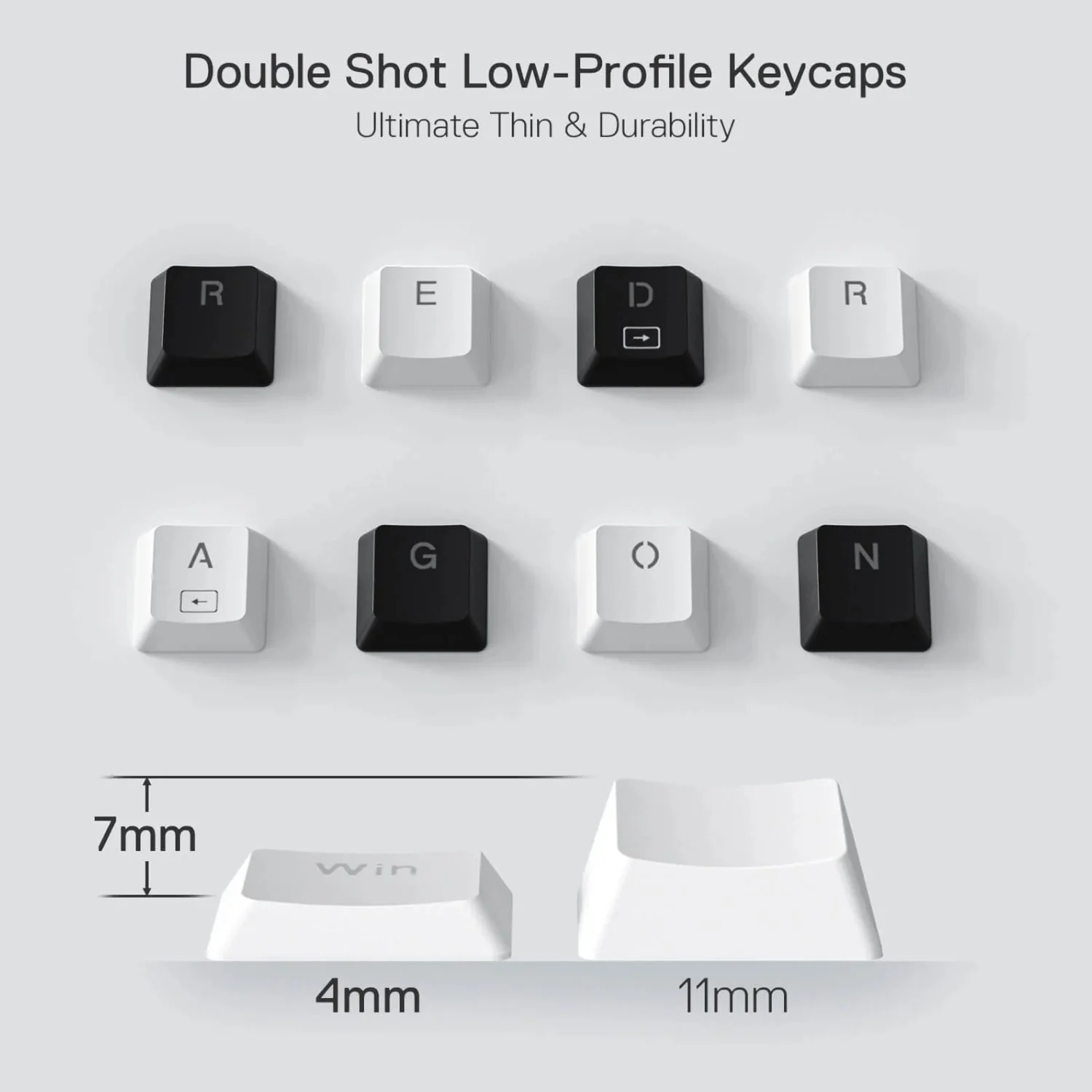 Redragon K632 HORUS Mini 60% RGB Wired Gaming Keyboard – White - Image 3