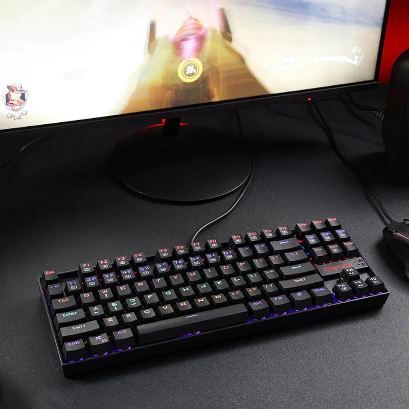REDRAGON KUMARA RGB MECHANICAL Gaming Keyboard - Black - Image 3
