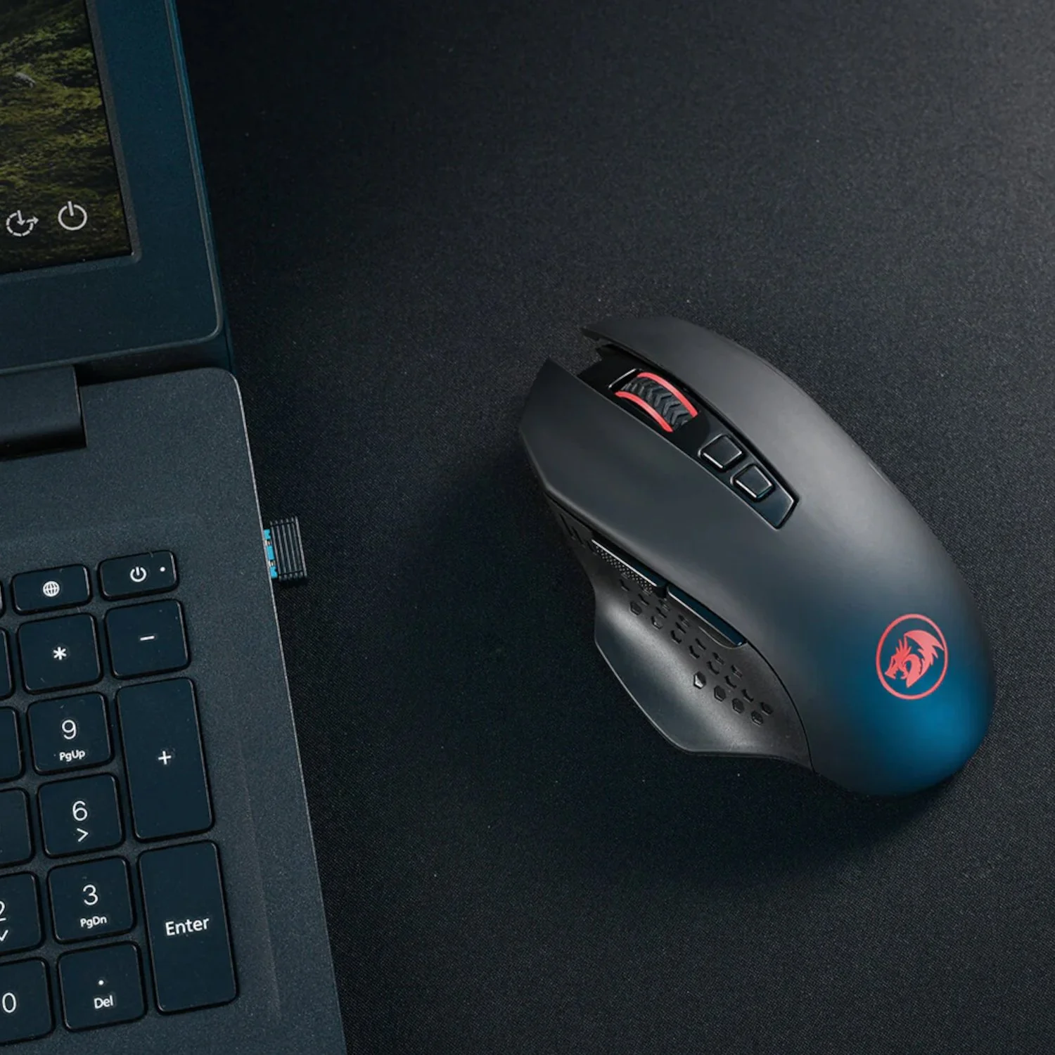Redragon GAINER M656  Wireless Gaming Mouse 4000DPI - Black - Image 4
