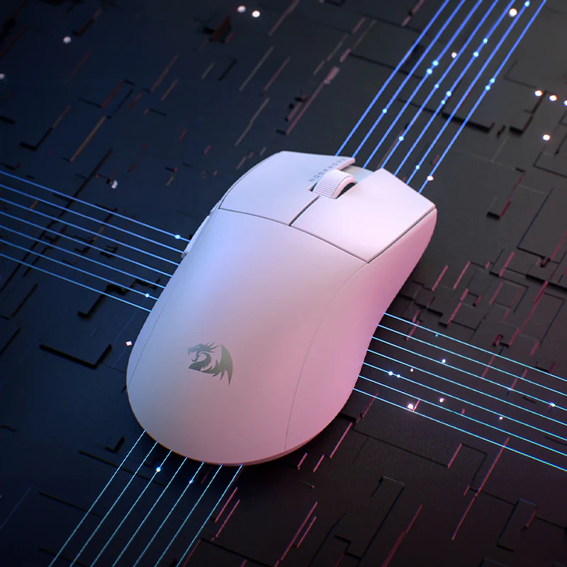 REDRAGON M916 PRO 1K 3-Mode Wireless Gaming Mouse - Pink - Image 2