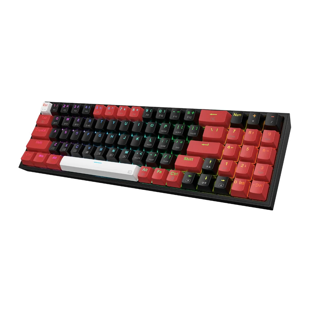 REDRAGON MECHANICAL POLLUX PRO WIRELESS BT|RF GAMING KEYBOARD - Image 2