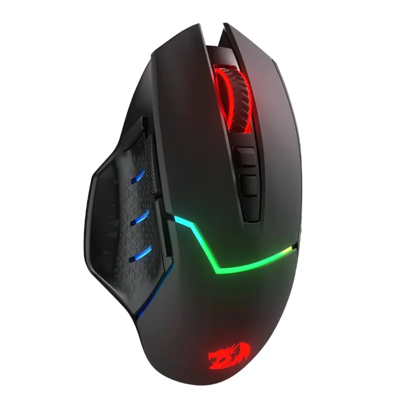 REDRAGON Mirage Pro 8000DPI RGB Wireless Gaming Mouse - Black - Image 3