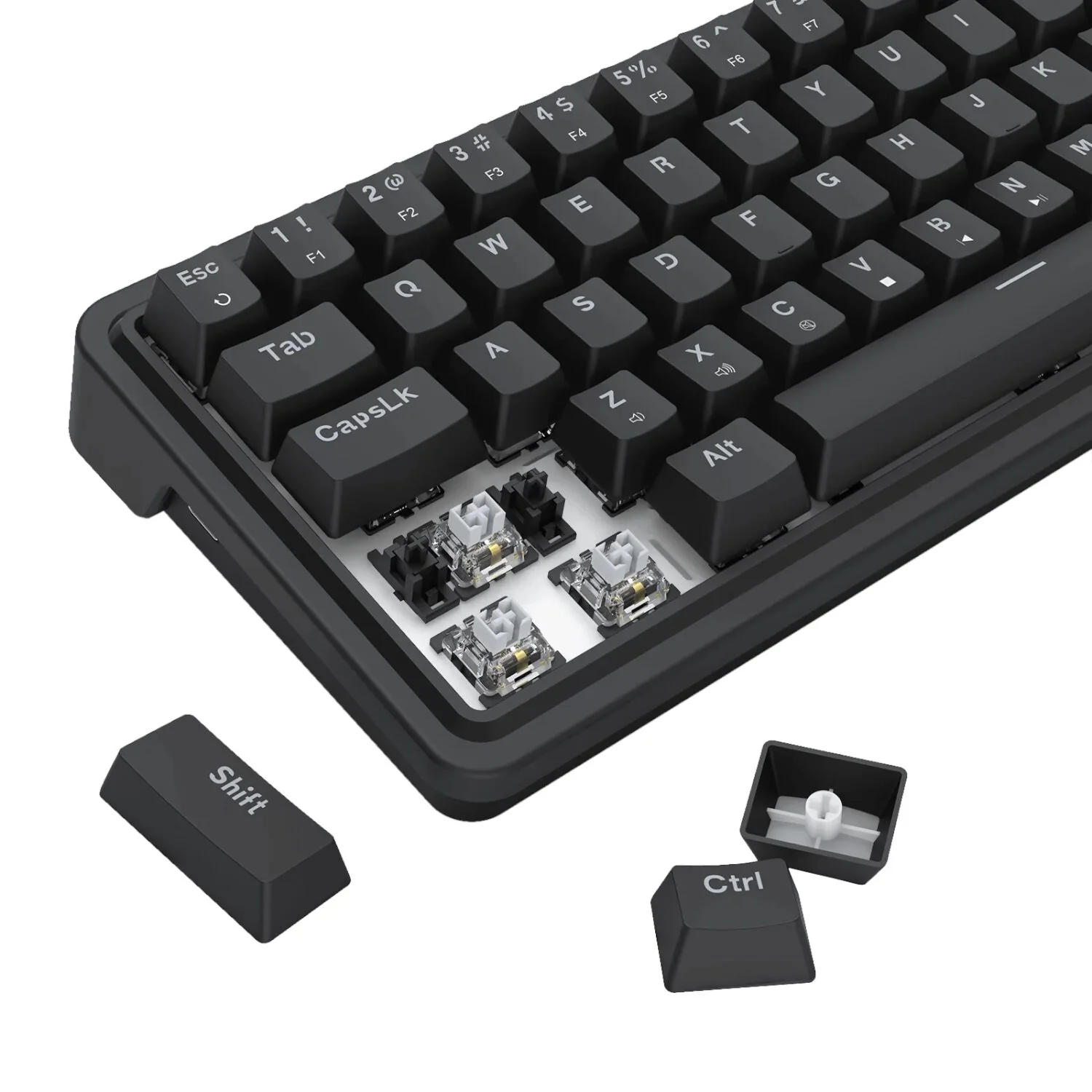 Redragon NOVA K709 65% Wired Gasket RGB Gaming Keyboard - Black - Image 3
