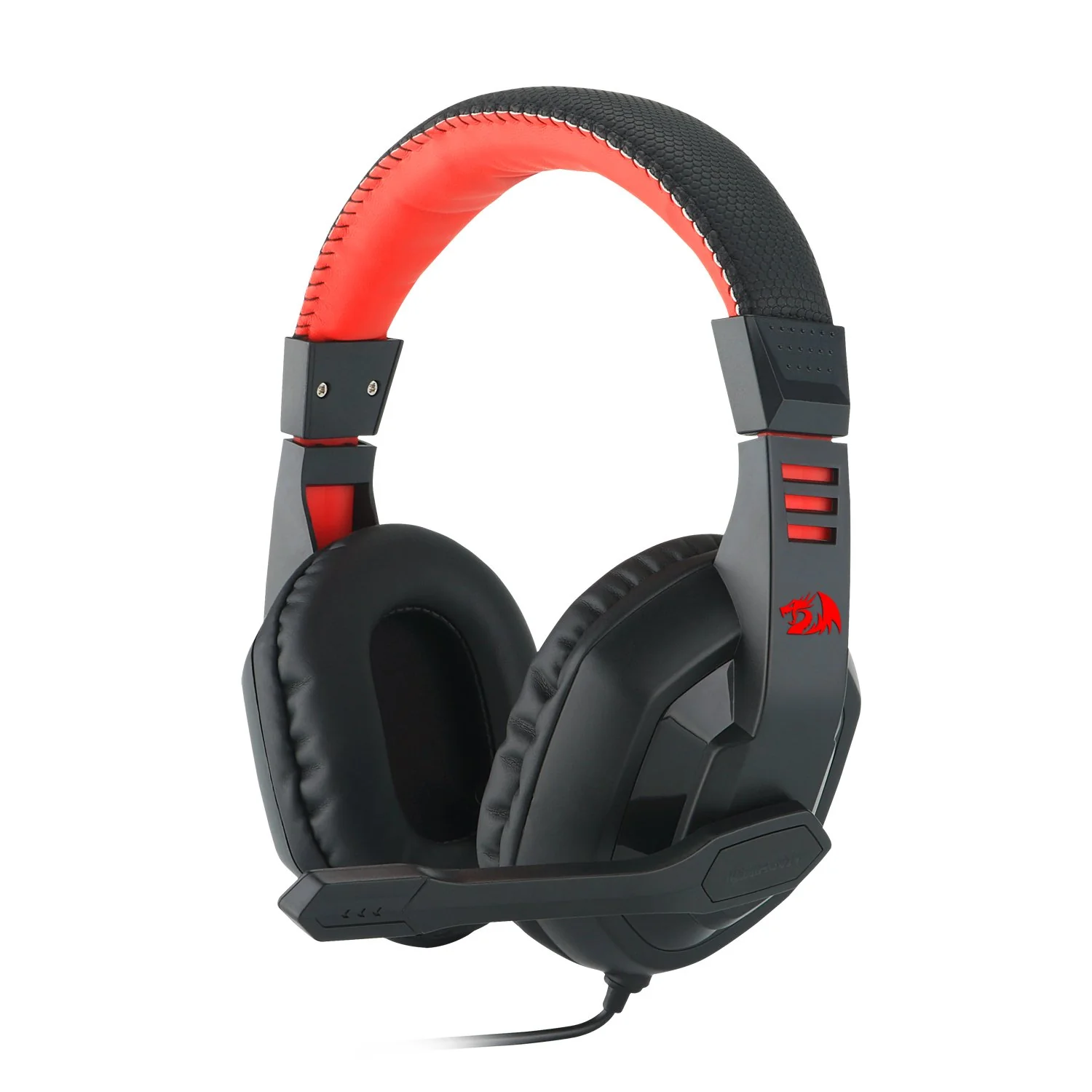 REDRAGON Over-Ear ARES Aux Gaming Headset - Black - Image 6