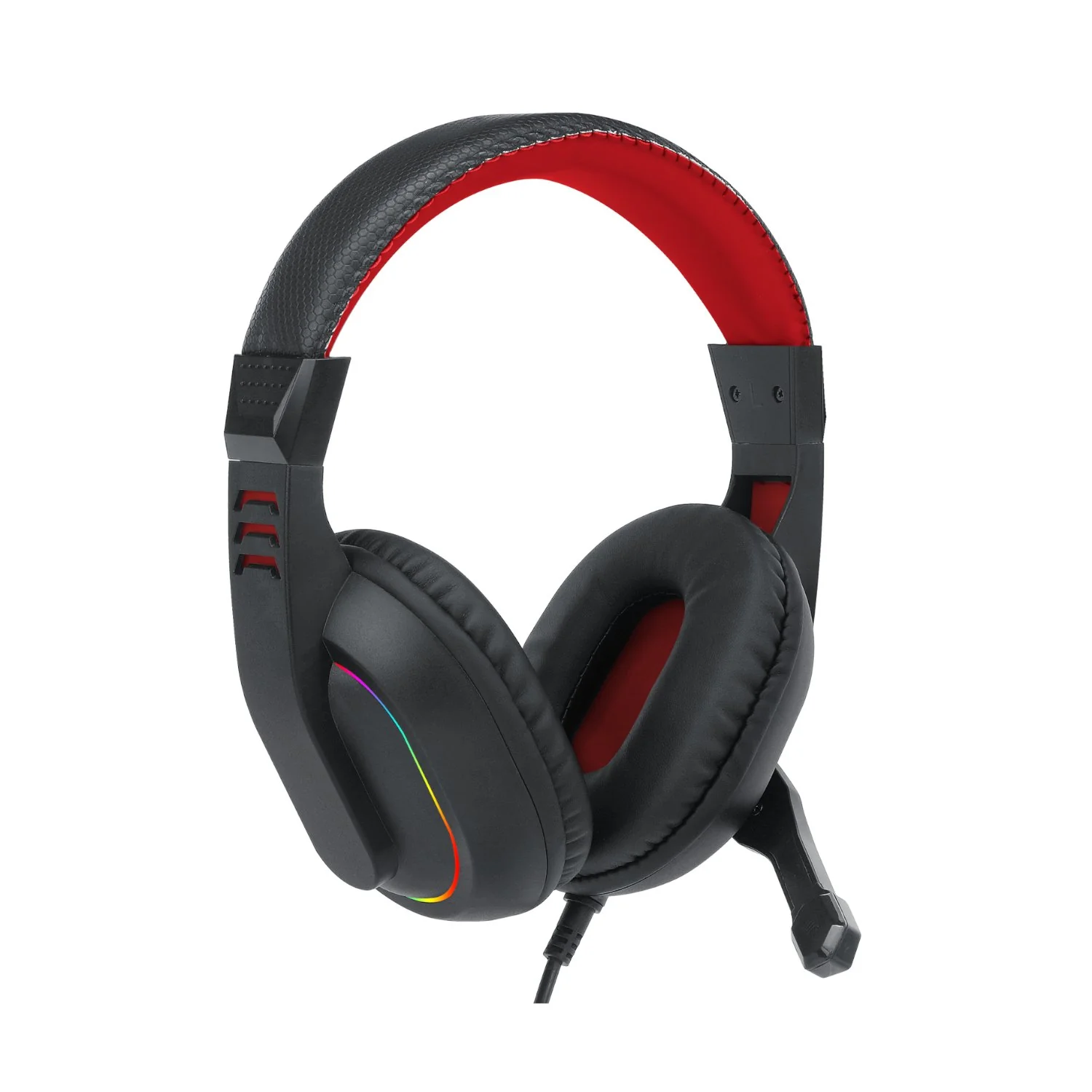 Redragon Over-Ear ARES Aux RGB Gaming Headset - Black - Image 4