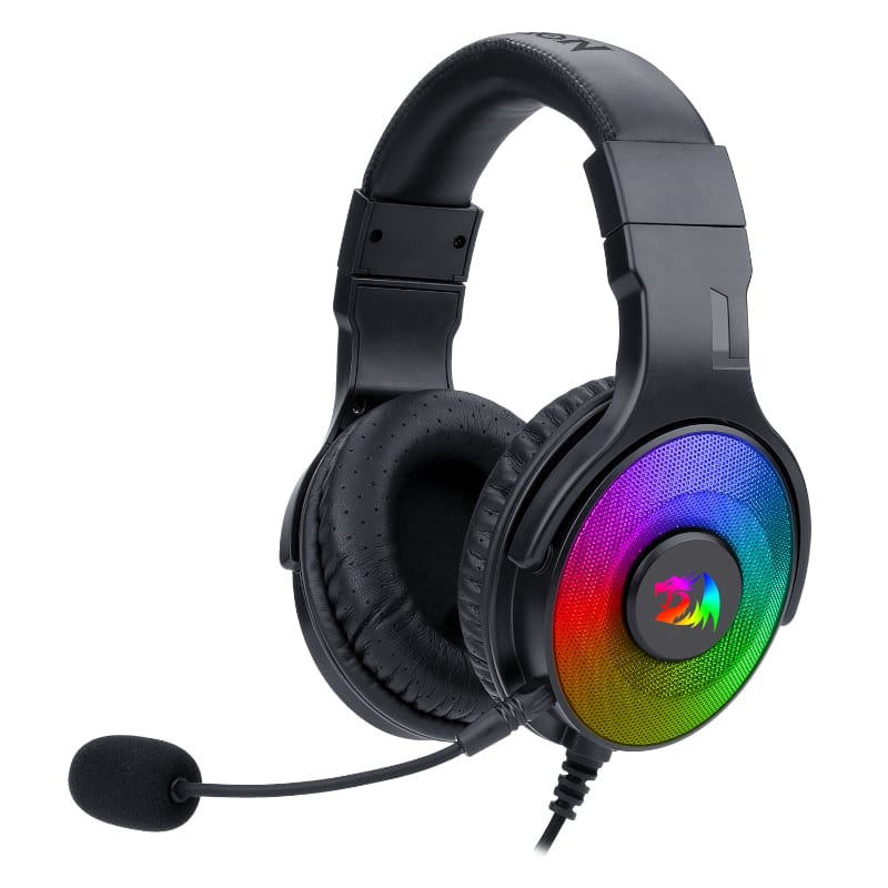 REDRAGON Over-Ear PANDORA USB (Power Only)|Aux (Mic and Headset) RGB Gaming Headset - Black - Image 5